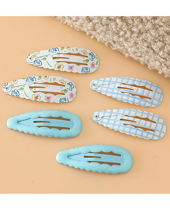 Pine Kids Colorful Snap Hair Clip - Blue