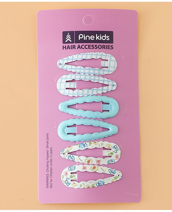Pine Kids Colorful Snap Hair Clip - Blue