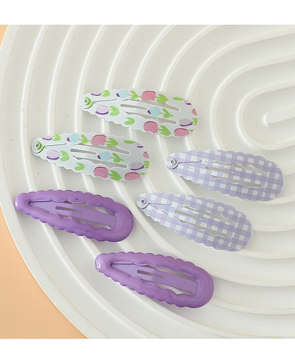 Pine Kids Colorful Snap Hair Clip - Purple