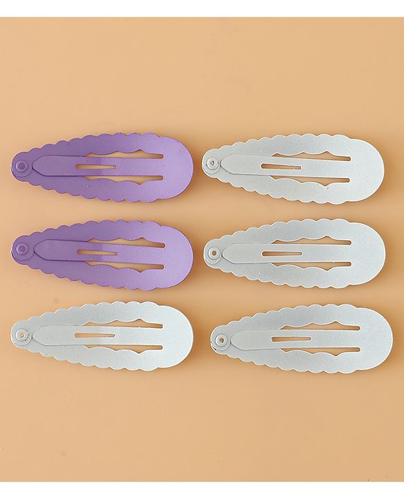 Pine Kids Colorful Snap Hair Clip - Purple