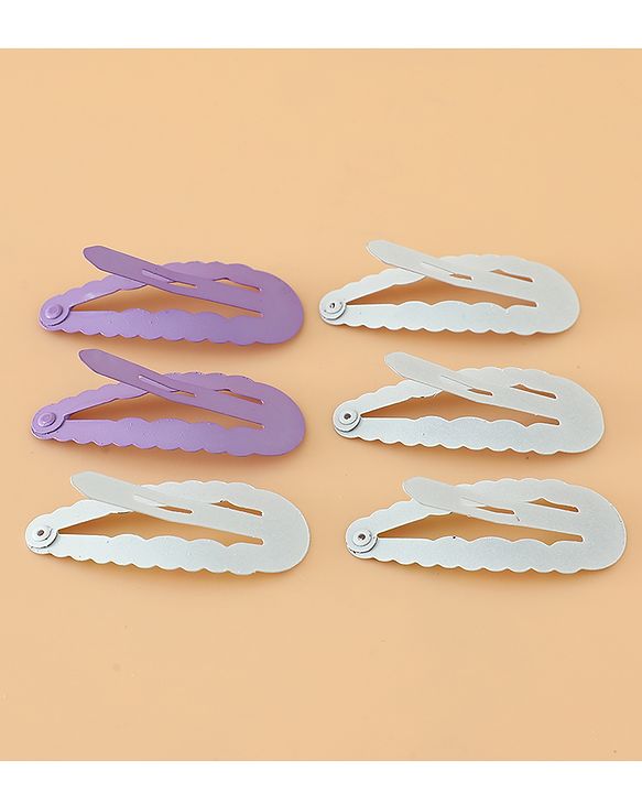 Pine Kids Colorful Snap Hair Clip - Purple