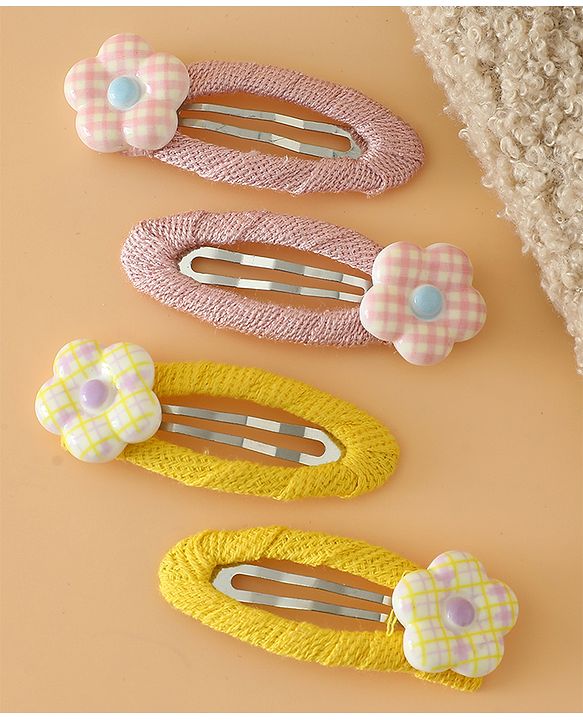 Babyhug Snap Clips Combo Sets - Purple&Green