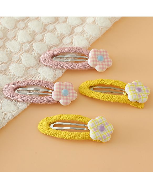 Babyhug Snap Clips Combo Sets - Purple&Green