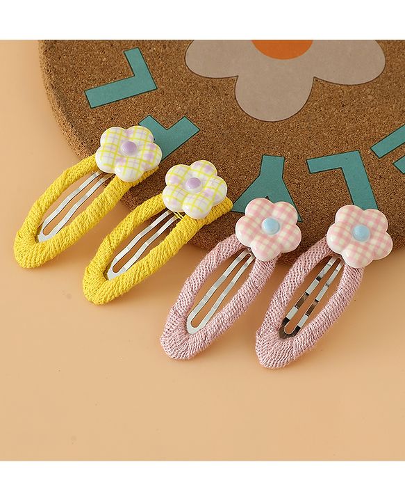 Babyhug Snap Clips Combo Sets - Purple&Green
