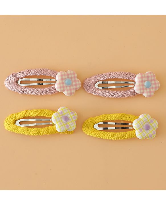 Babyhug Snap Clips Combo Sets - Purple&Green