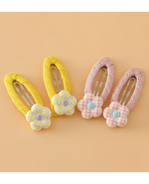 Babyhug Snap Clips Combo Sets - Purple&Green