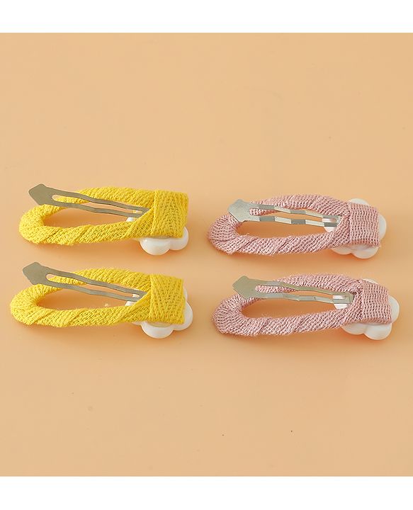 Babyhug Snap Clips Combo Sets - Purple&Green