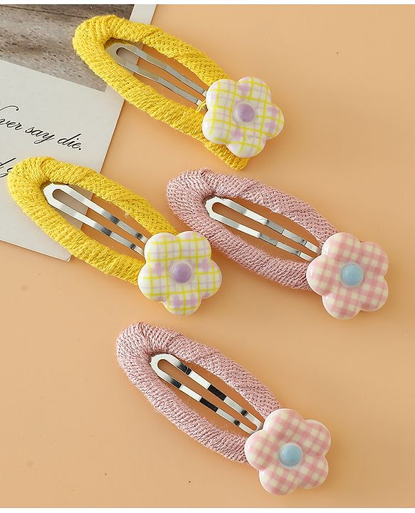 Babyhug Snap Clips Combo Sets - Purple&Green