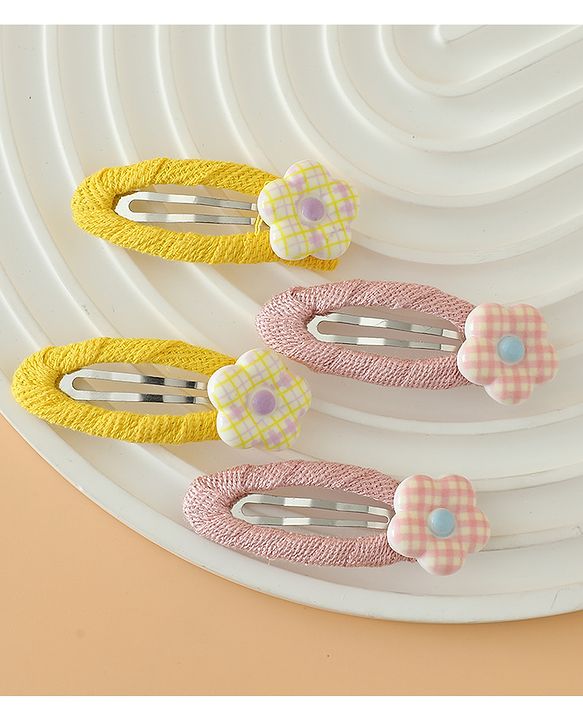 Babyhug Snap Clips Combo Sets - Purple&Green