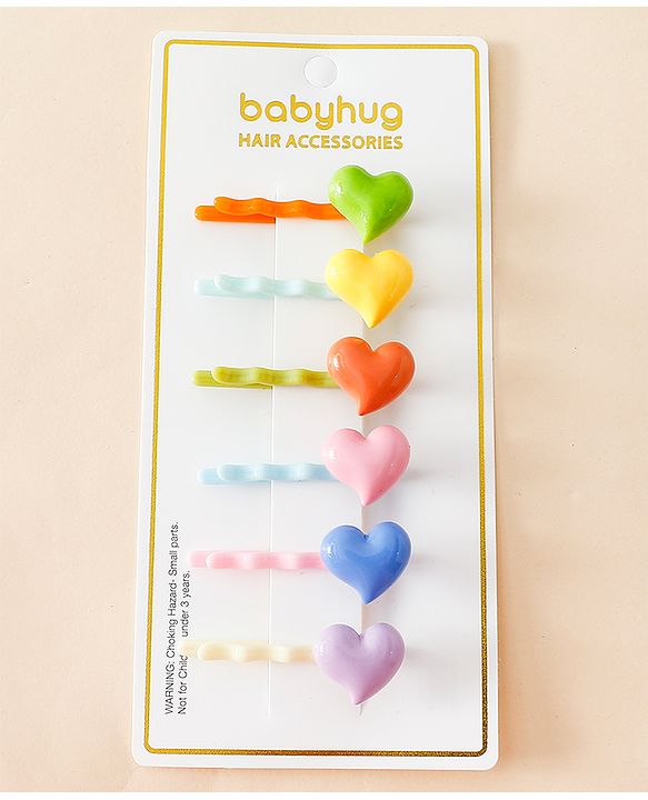 Babyhug Hair Pins And Clips Combo Sets - Multicolor