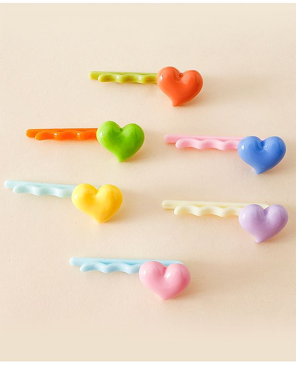 Babyhug Hair Pins And Clips Combo Sets - Multicolor