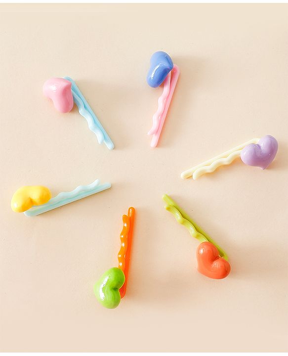Babyhug Hair Pins And Clips Combo Sets - Multicolor