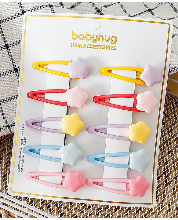 Babyhug Snap Clips Combo Sets - Multicolor