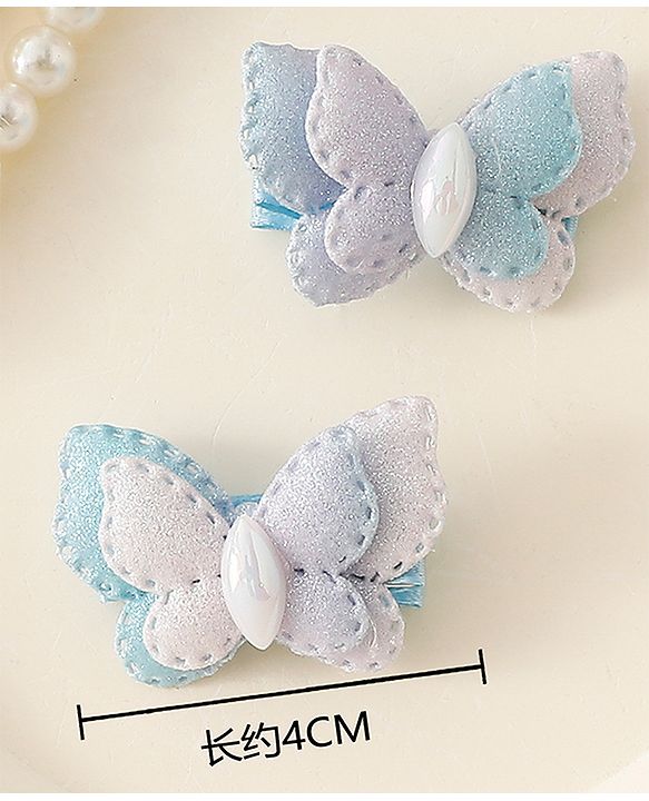 Babyhug Bow & Butterfly Clips Combo Sets - Pink