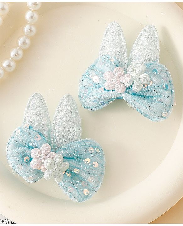 Babyhug Bow & Butterfly Clips Combo Sets - Pink