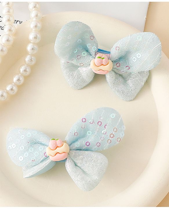 Babyhug Bow & Butterfly Clips Combo Sets - Pink