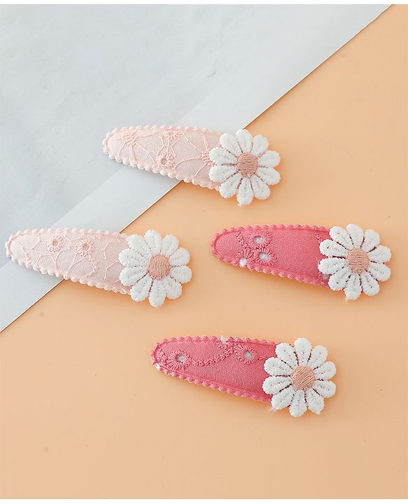 Babyhug Snap Clips Combo Set - Pink