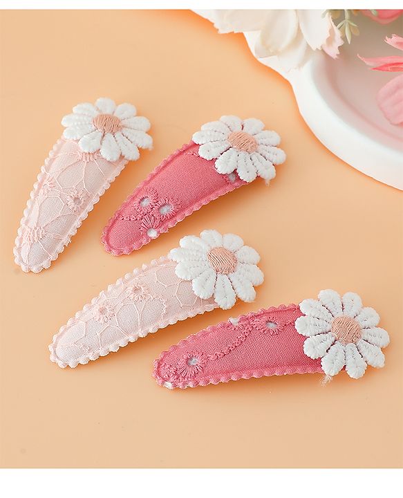 Babyhug Snap Clips Combo Set - Pink