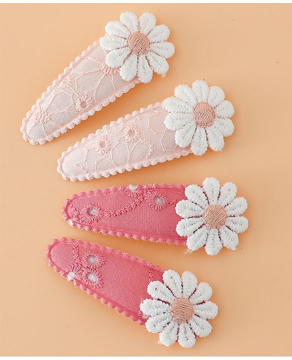 Babyhug Snap Clips Combo Set - Pink
