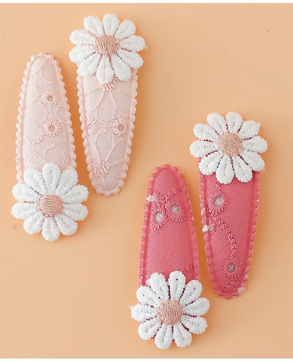 Babyhug Snap Clips Combo Set - Pink