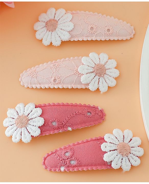 Babyhug Snap Clips Combo Set - Pink
