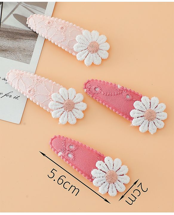 Babyhug Snap Clips Combo Set - Pink