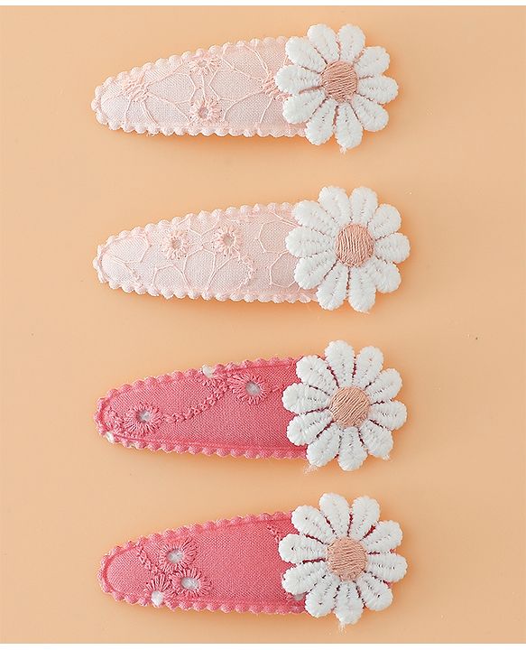 Babyhug Snap Clips Combo Set - Pink