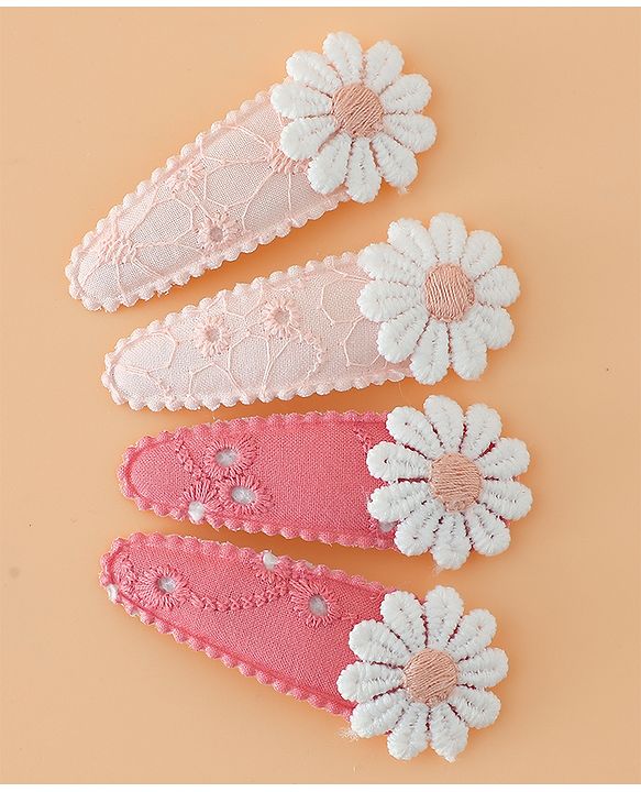 Babyhug Snap Clips Combo Set - Pink
