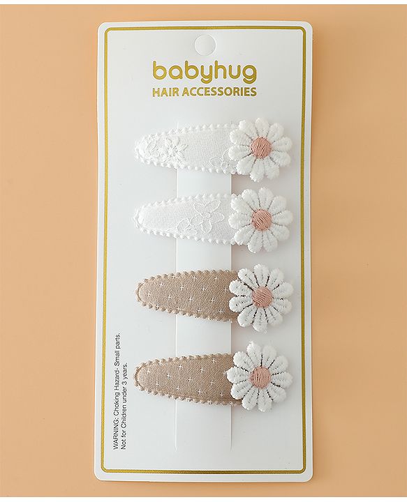 Babyhug Snap Clips Combo Set - Pink