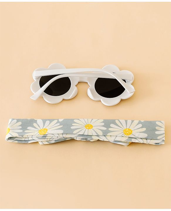 Babyhug Head Band & Sunglasses Combo Set - Blue