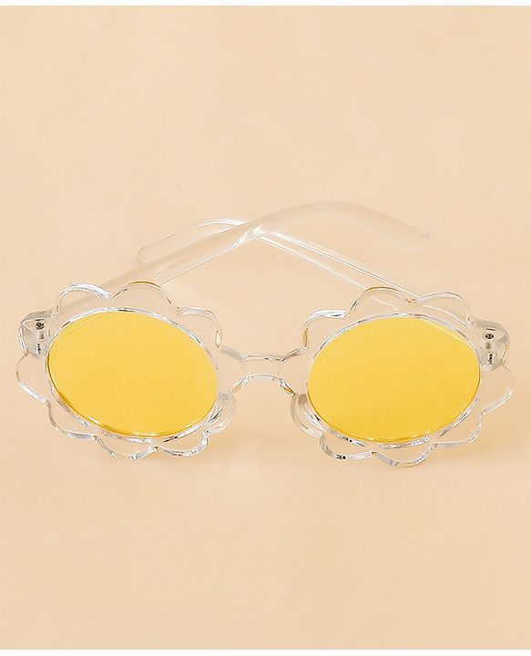 Babyhug Head Band & Sunglasses Combo Set - Yellow