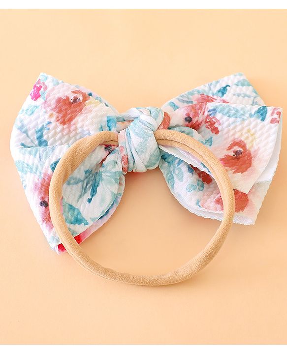 Girls Floral Headband and Round Sunglasses Set - PInk & Blue