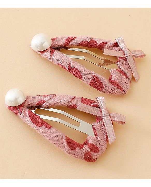 Babyhug Fashion Snap Hair Clips - Pink