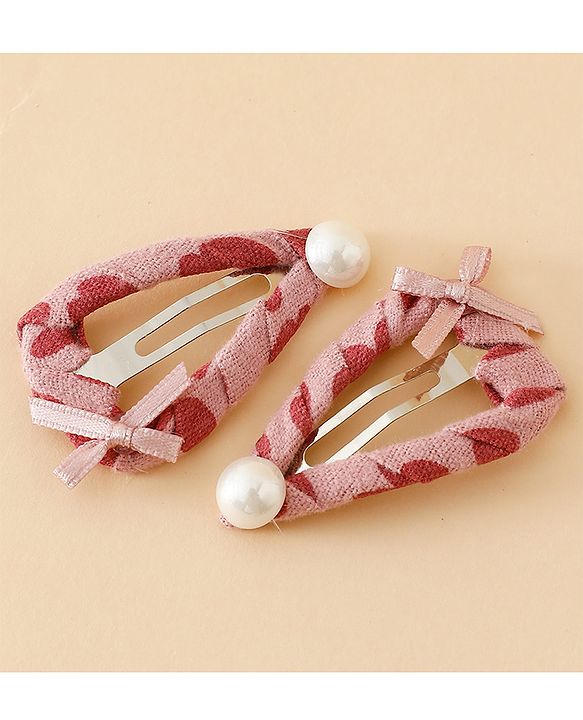 Babyhug Fashion Snap Hair Clips - Pink