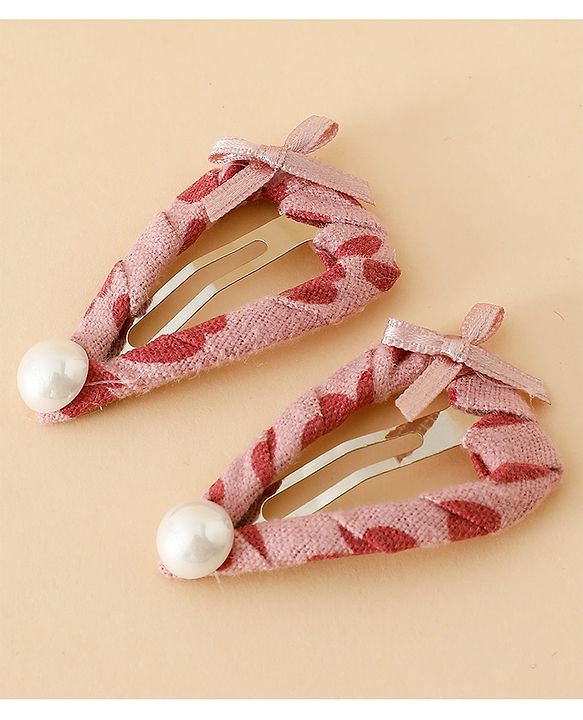 Babyhug Fashion Snap Hair Clips - Pink
