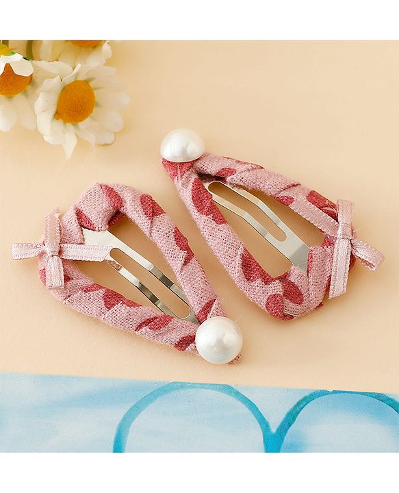 Babyhug Fashion Snap Hair Clips - Pink