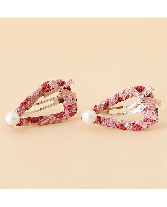 Babyhug Fashion Snap Hair Clips - Pink