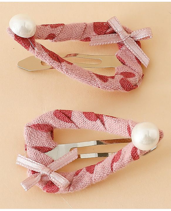 Babyhug Fashion Snap Hair Clips - Pink