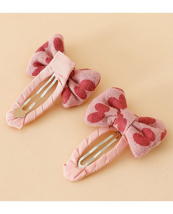 Babyhug Fashion Snap Hair Clips - Pink