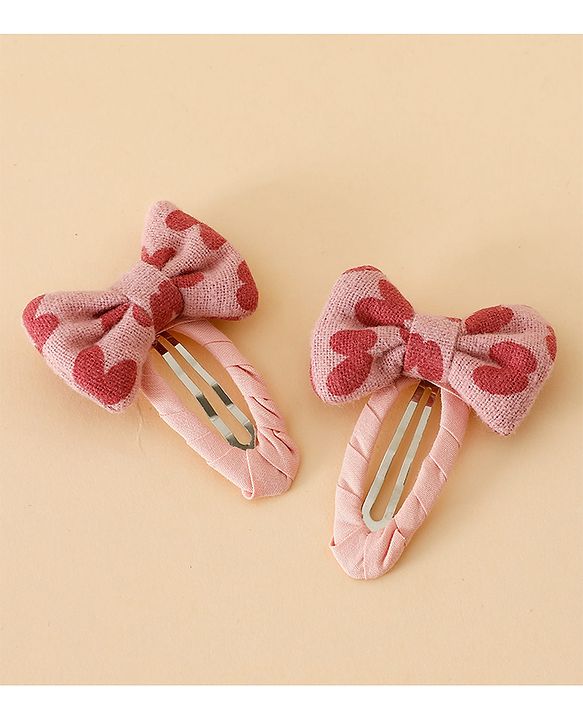 Babyhug Fashion Snap Hair Clips - Pink