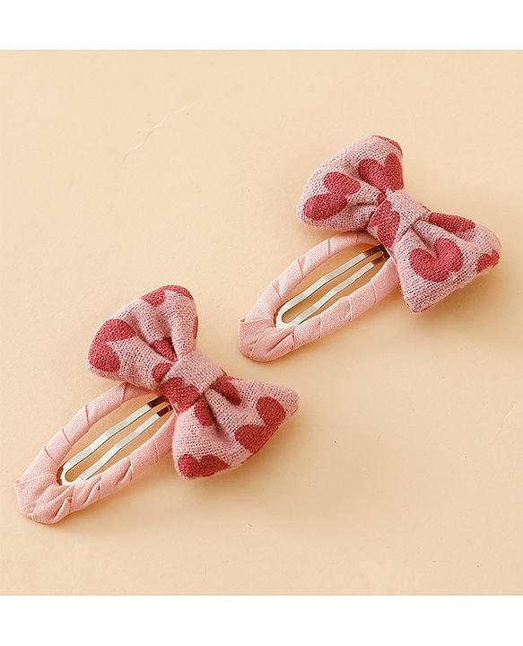 Babyhug Fashion Snap Hair Clips - Pink