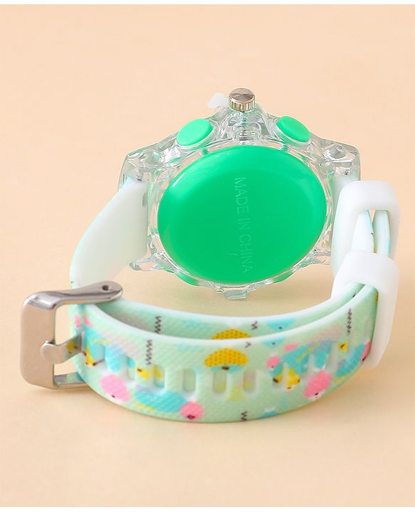 Babyhug Free Size Analog Watch - Green