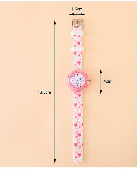 Babyhug Free Size Analog Watch - Pink