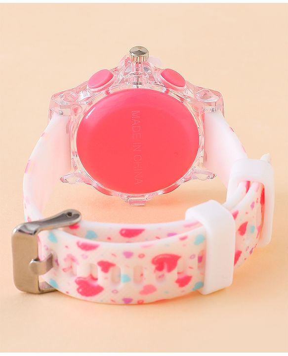 Babyhug Free Size Analog Watch - Pink