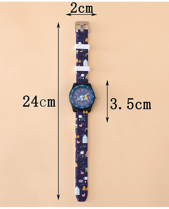 Babyhug Free Size Analog Watch - Black
