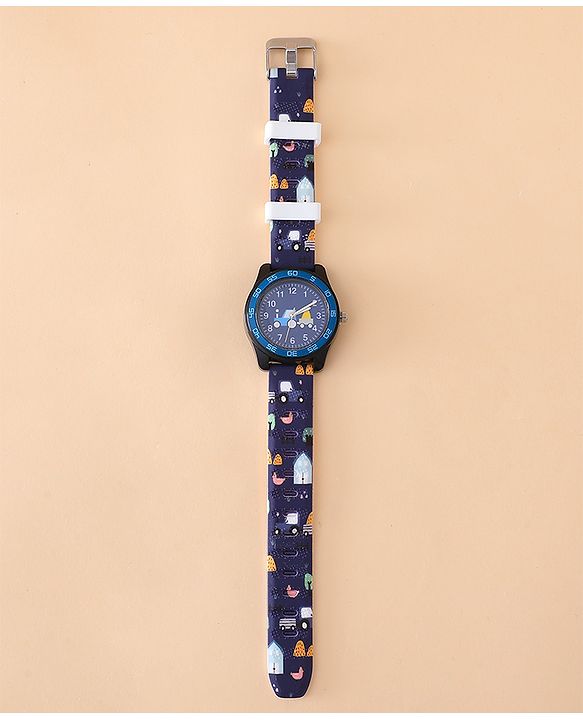 Babyhug Free Size Analog Watch - Black