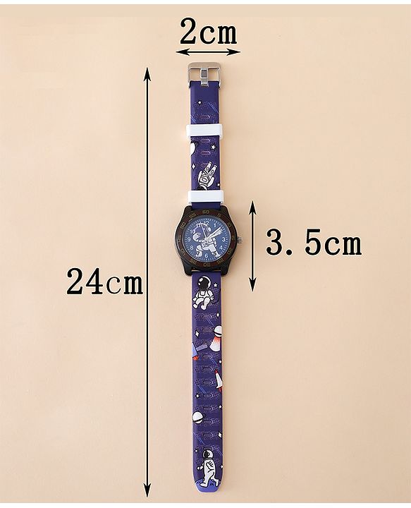 Babyhug Free Size Analog Watch - Dark Blue