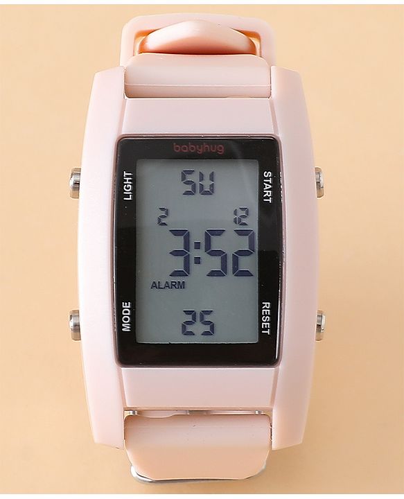 Babyhug Free Size Digital Watch  - Pink