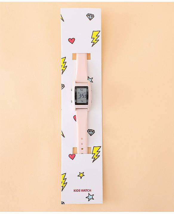 Babyhug Free Size Digital Watch  - Pink
