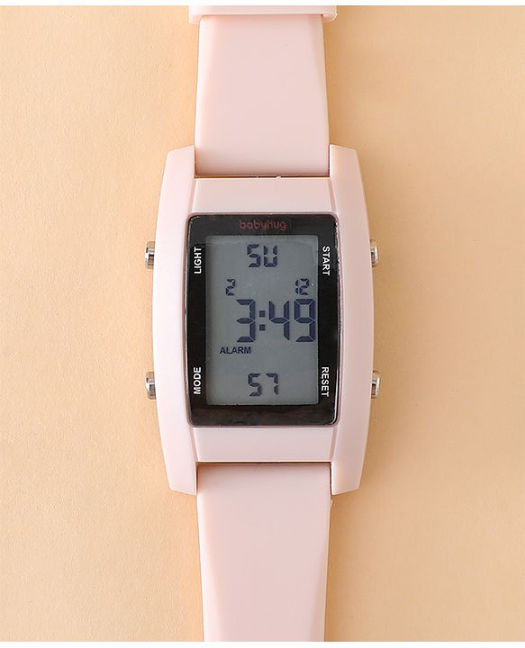Babyhug Free Size Digital Watch  - Pink
